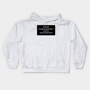 Banned Words GOAT Kids Hoodie